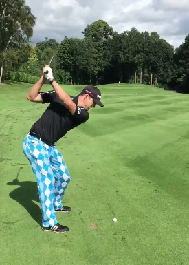 Kevin Pietersen Crazy Golf Pants