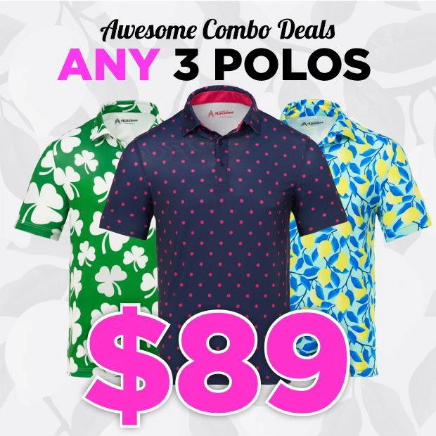 3 Polos for $89