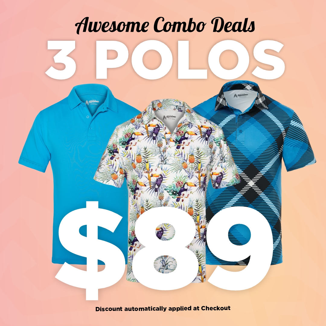3 Polos for $89