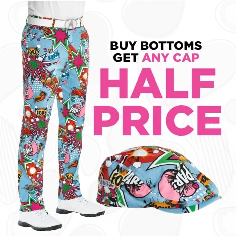 Buy Any Bottoms & Get 50% off Any Flat Cap