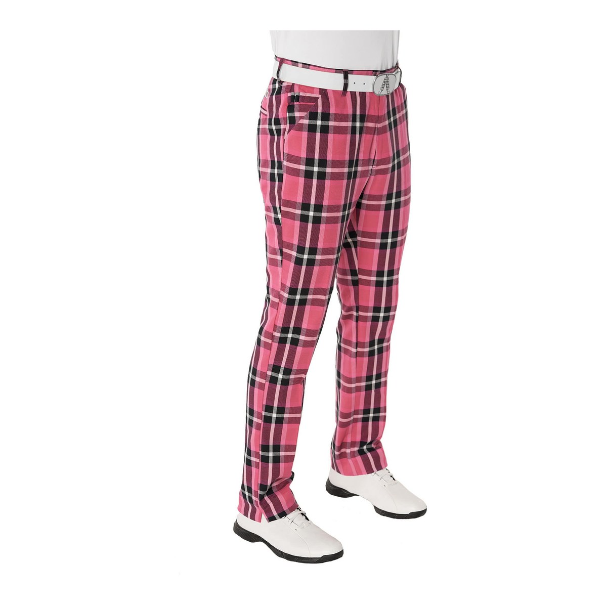 Plaid In Pink Trousers