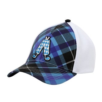 Blue Plaid Baseball Cap