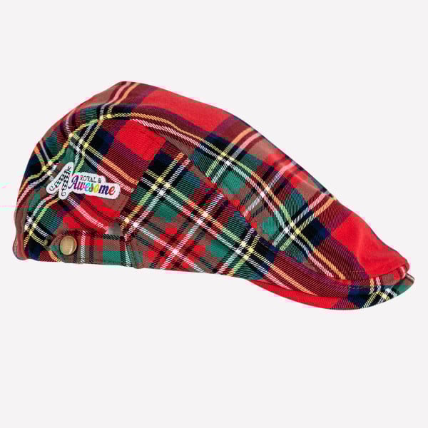 Stewart Tartan Golf Flat Cap