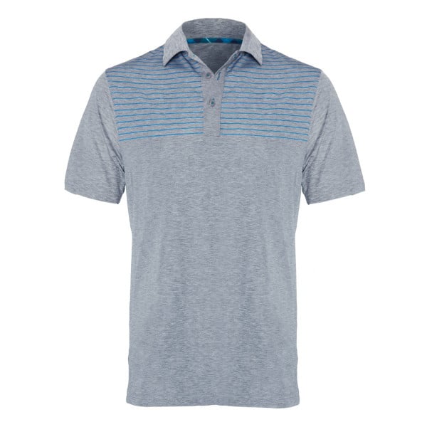 Gray and Blue Polo