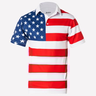 American Flag Polo