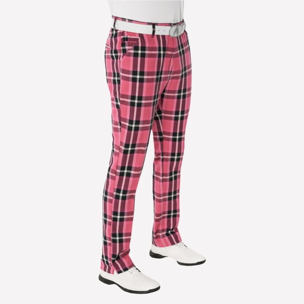 Plaid In Pink Pants