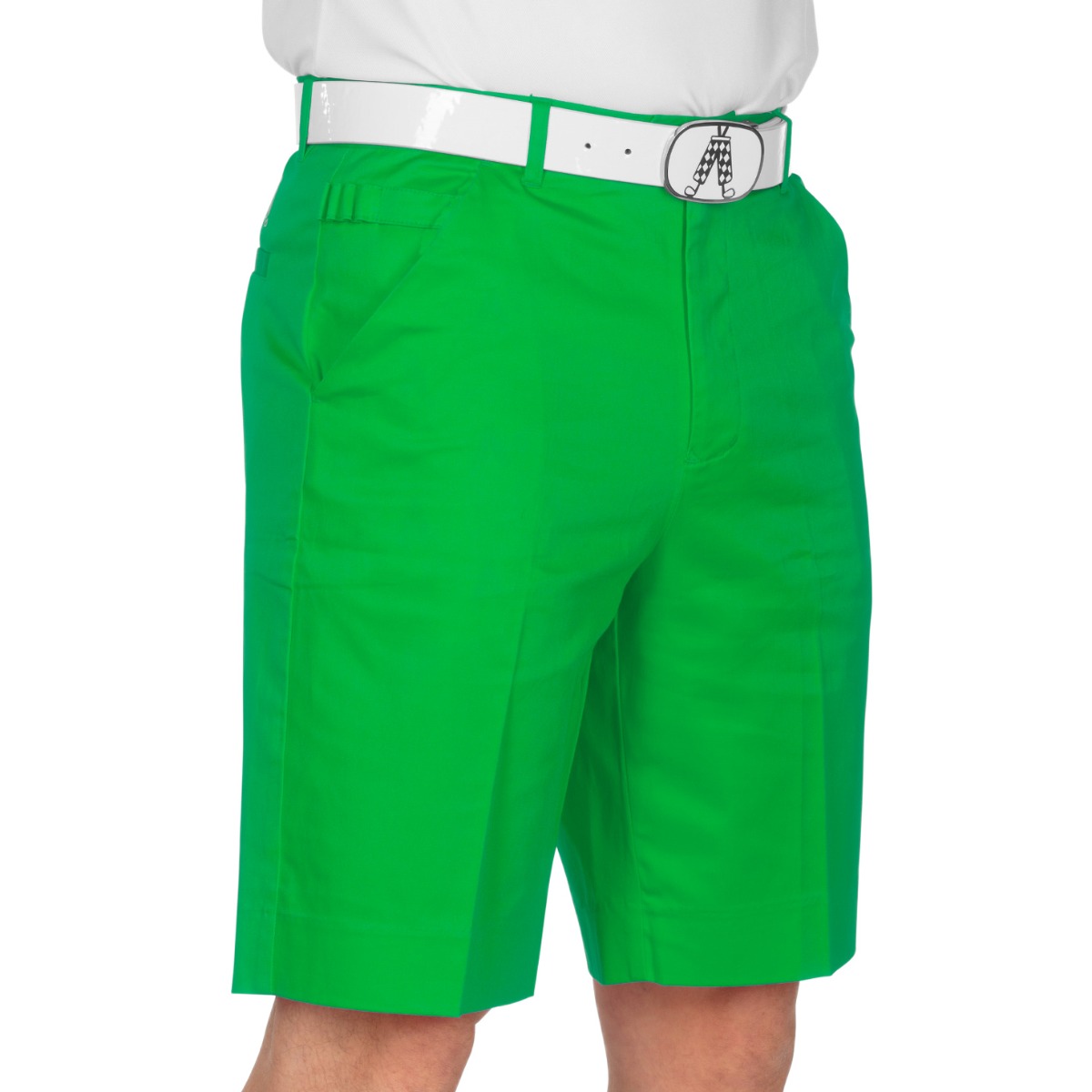 Green Golf Shorts With Free Multitool & Delivery | Bright Funky