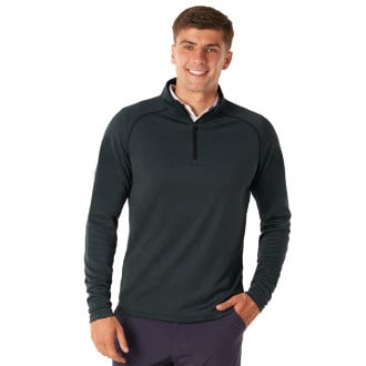 Navy Quarter Zip Mid Layer